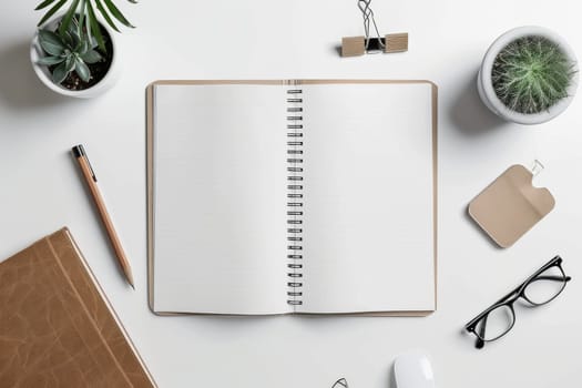 Clean and contemporary mockup layout with a simple backdrop.