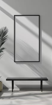 Clean and stylish mockup design with a blank background.