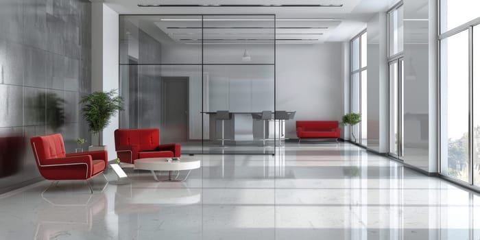 Corporate layout featuring significant copy space.