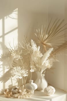 Exquisite mockup arrangement with artistic decoration for a unique aesthetic.