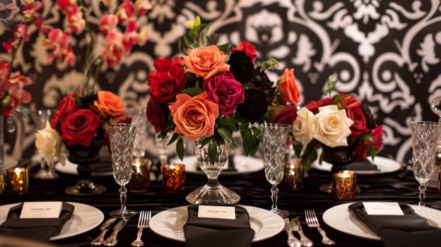 Fashion-forward party design showcasing a trendy and stylish pattern arrangement