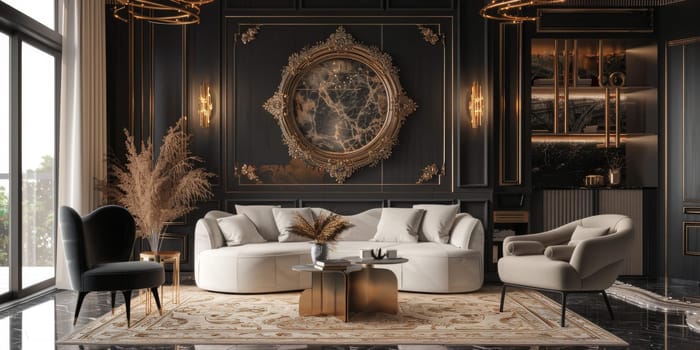 Luxurious mockup design showcasing ornamental details for a sumptuous aesthetic.