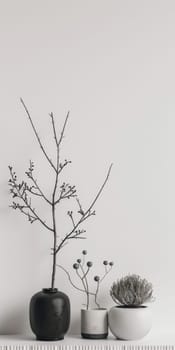 Minimalist mockup arrangement with customizable elements.