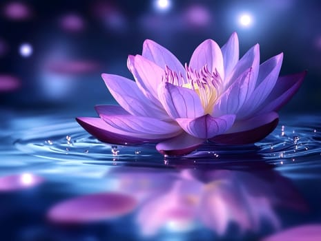 White Lotus Flower Blossom Floral Water Aquatic Pond Wallpaper