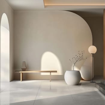 Modern minimalist design with extensive copy space.