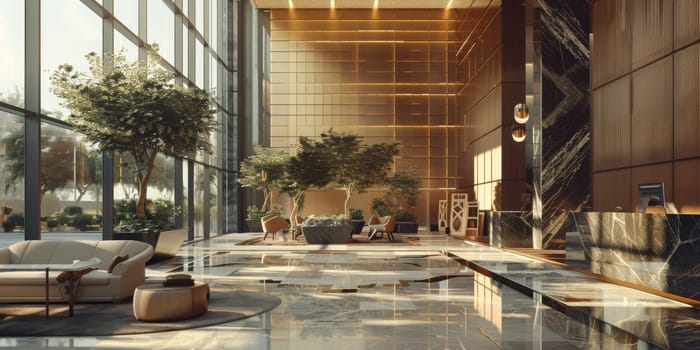 Professional environment with a structured layout pattern.
