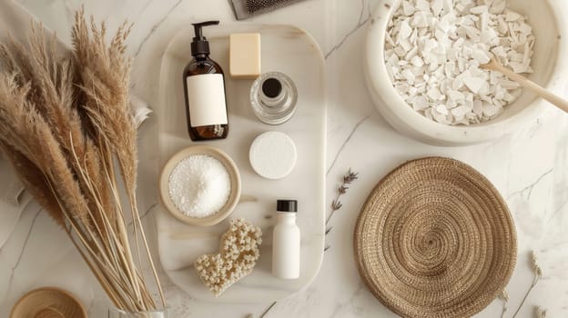 Simple arrangement of self-pampering essentials