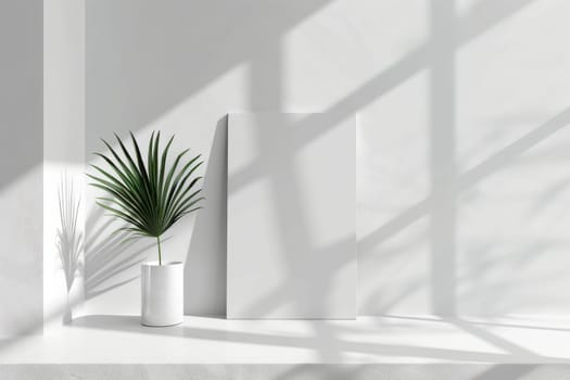 Simple and elegant mockup presentation with a white background.