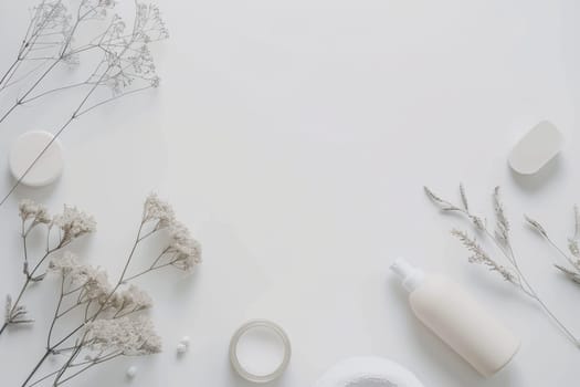 Simple yet effective mockup layout showcasing products on a white backdrop.