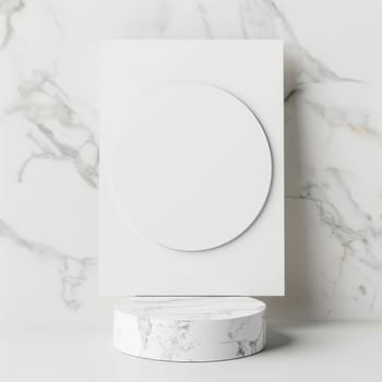 Stylish mockup presentation against a classic white background.