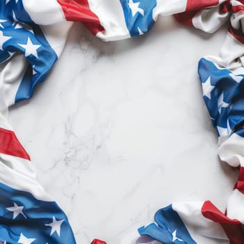 White and blue themed background with room for text for Patriot Day.