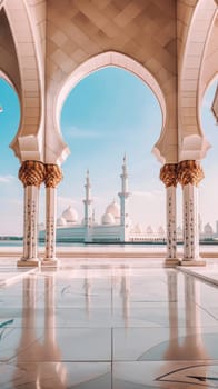 Traditional Islamic architecture against a clean backdrop, highlighting cultural heritage and history.