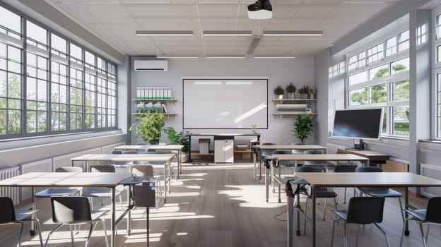 A professional office environment suited for educators