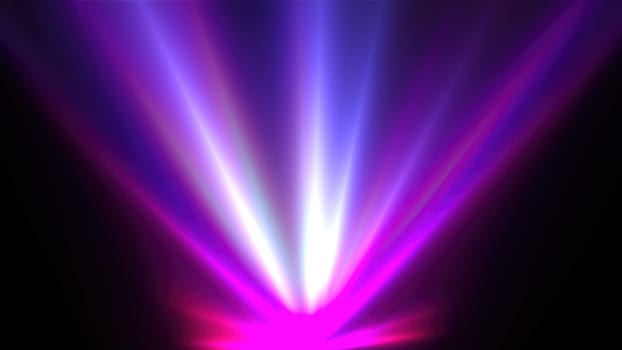 3d render Laser show. Computer generated