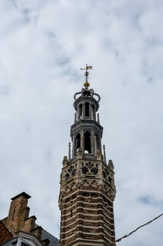 The old town hall was completed in 1520 and is located in the city center of Alkmaar in the Netherlands, Europe