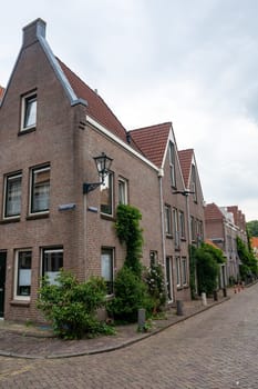 A street in the old town of Alkmaar in the Netherlands, Europe