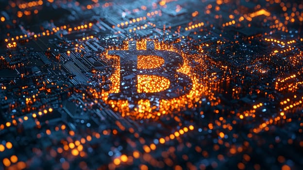 A high-resolution image conceptually merging artificial intelligence with Bitcoin, symbolizing the integration of advanced technology in finance and digital currency. This visual captures the essence of innovation at the intersection of AI and blockchain, reflecting future possibilities in digital assets.