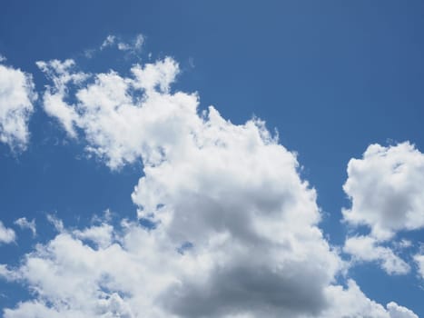 blue sky with clouds useful as a background