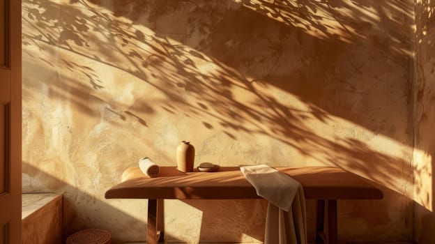 Dramatic shadows highlighting the allure of wellness
