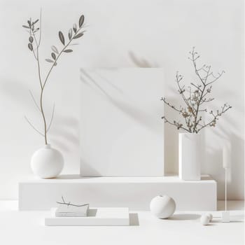 Crisp and clear mockup arrangement with a minimalist white background.