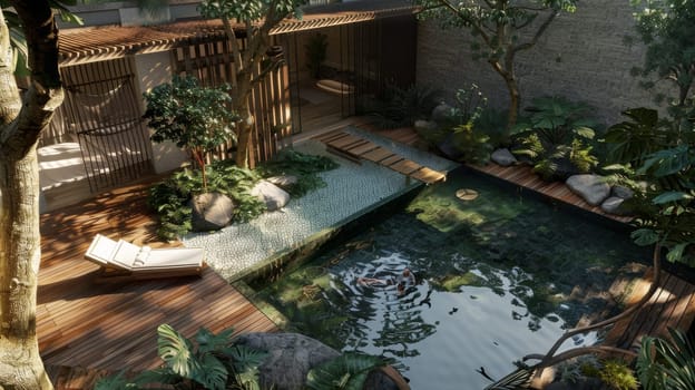 Elevated angle showing natural beauty and wellness