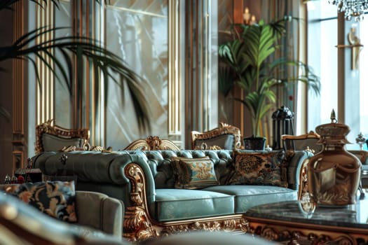 Luxurious mockup design showcasing opulent decoration for a high-end touch.
