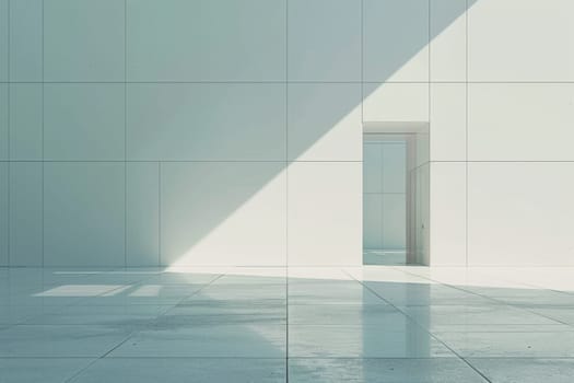 Minimal corporate scene with a large area for text.