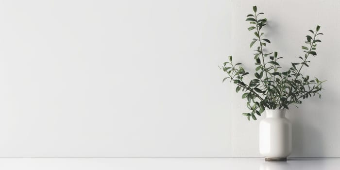 Minimalist mockup arrangement featuring a spacious copy space background.