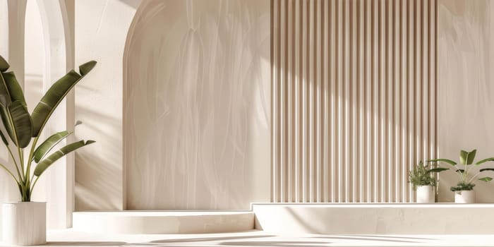 Modern minimalist backdrop with intricate layout designs.