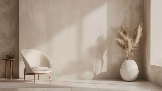 Modern minimalist background with a neutral, understated palette.