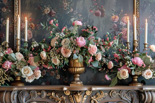 Opulent mockup arrangement featuring lavish decoration for an extravagant look.