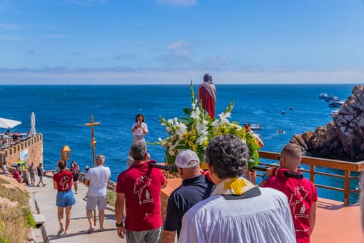 Berlenga island, Portugal: June 22, 2024: Festival in Honor of Saint John the Baptist, in Berlenga island, Peniche. Portugal