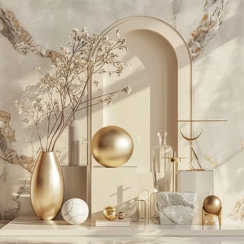 Refined mockup design featuring exquisite decoration