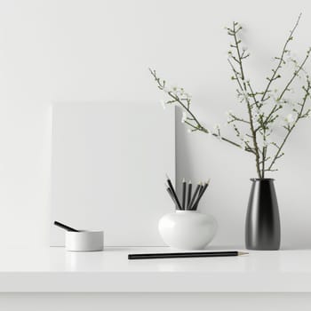 Simple and timeless mockup design with a clean white background.