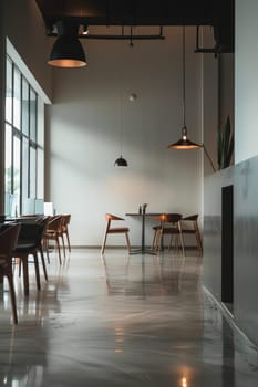 Simple and elegant business environment with minimalistic decor.