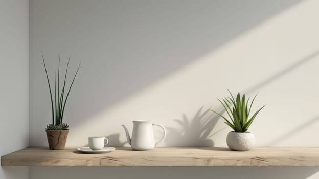 Simplistic mockup arrangement for a modern touch.