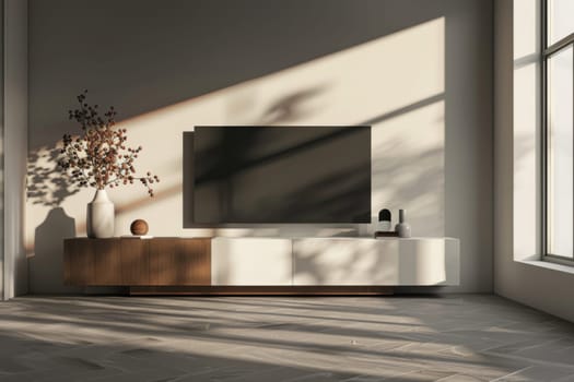 Simple and elegant mockup design with a spacious background.