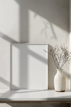 Versatile mockup arrangement with a minimalist background, ready for customization.