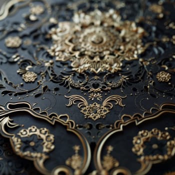 Stylish mockup design adorned with intricate decoration for a glamorous touch.