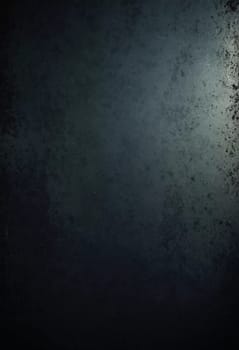 This dark grunge background features a scratched texture with grain noise, providing a gritty and worn-out look ideal for various creative applications and designs. Generative AI.