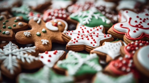 Christmas gingerbread. Neural network AI generated art