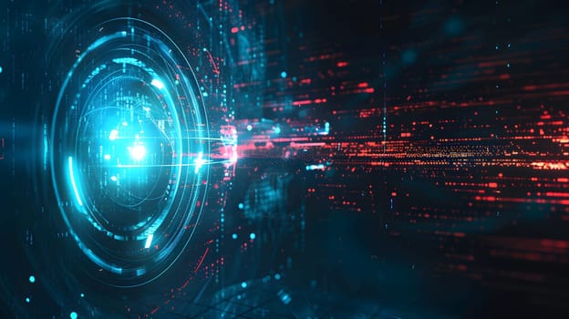Abstract futuristic background Data Transfer.technology