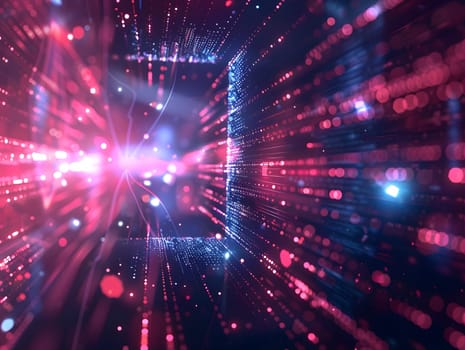 Abstract futuristic background Data Transfer.technology