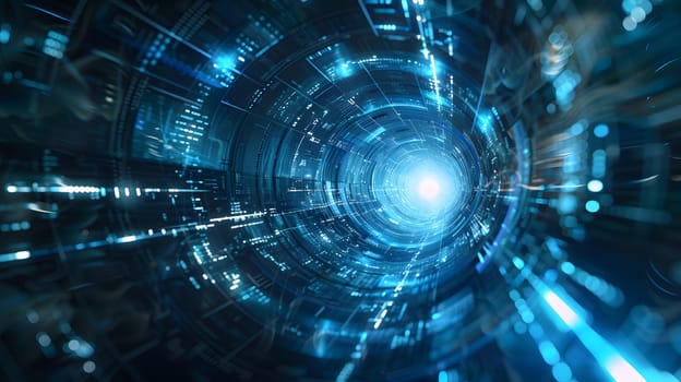 Abstract futuristic background Data Transfer.technology