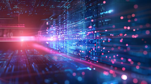 Abstract futuristic background Data Transfer.technology