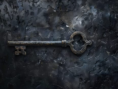 Abstract Key on Dark Background