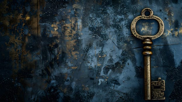 Abstract Key on Dark Background