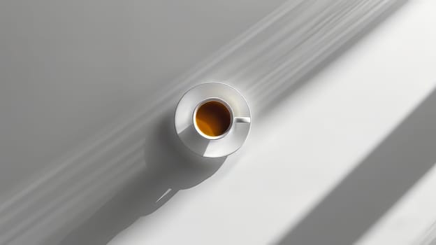 A quiet moment captured with minimalist aesthetics and a cup of coffee
