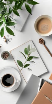 A stylish flat lay mockup perfect for showcasing your designs.