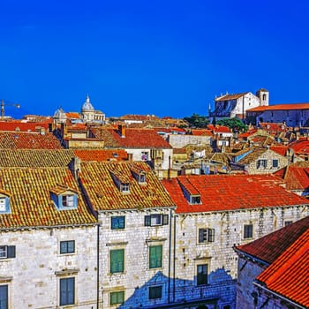 View of Dubrovnik in Croatia